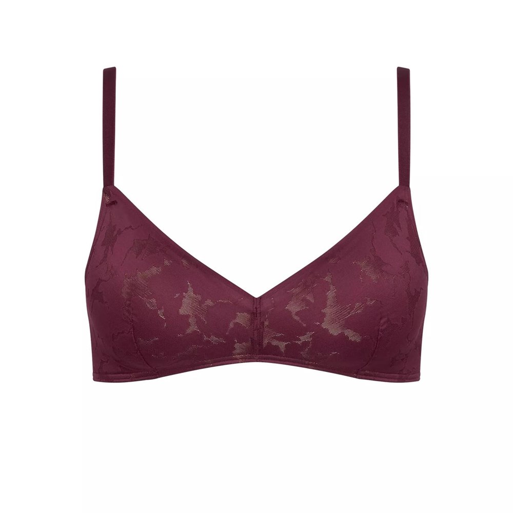 Sloggi Zero Lace Bralette Claret | 39285-TCAV