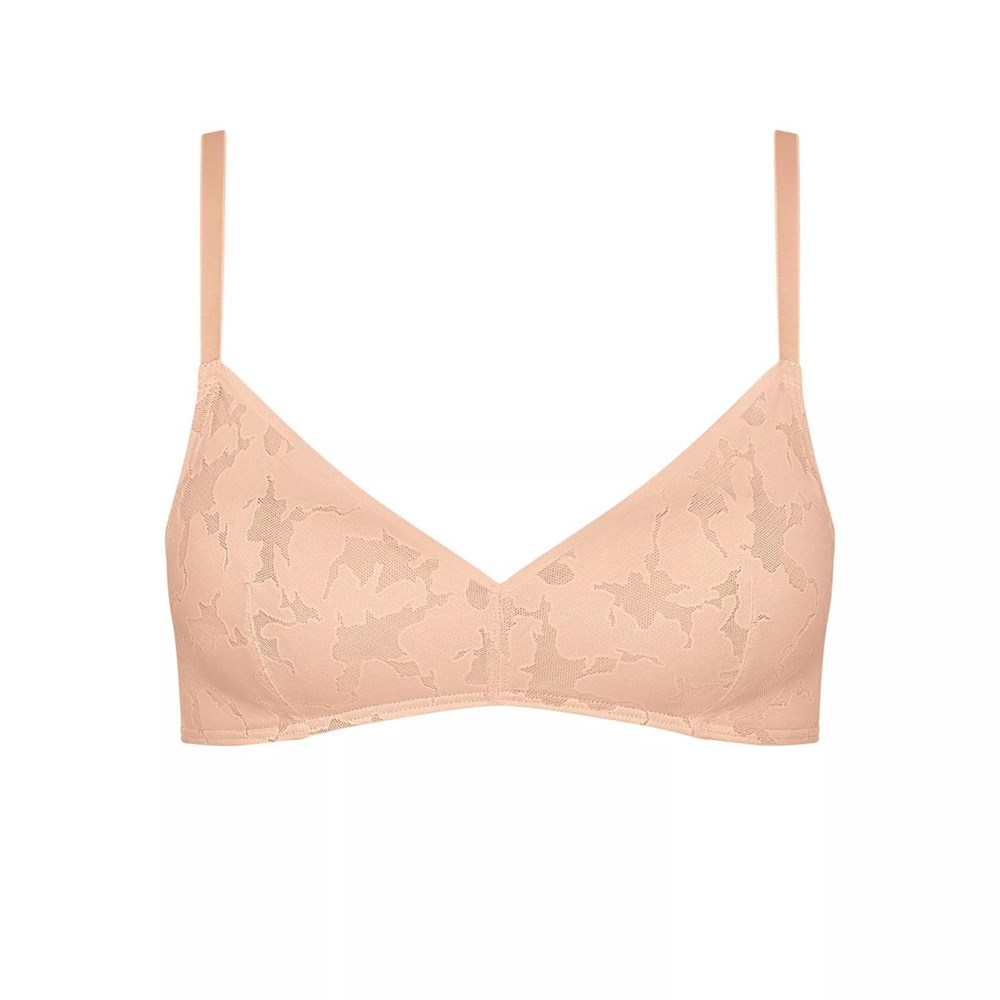 Sloggi Zero Lace Bralette Light Brown | 86412-GCNT