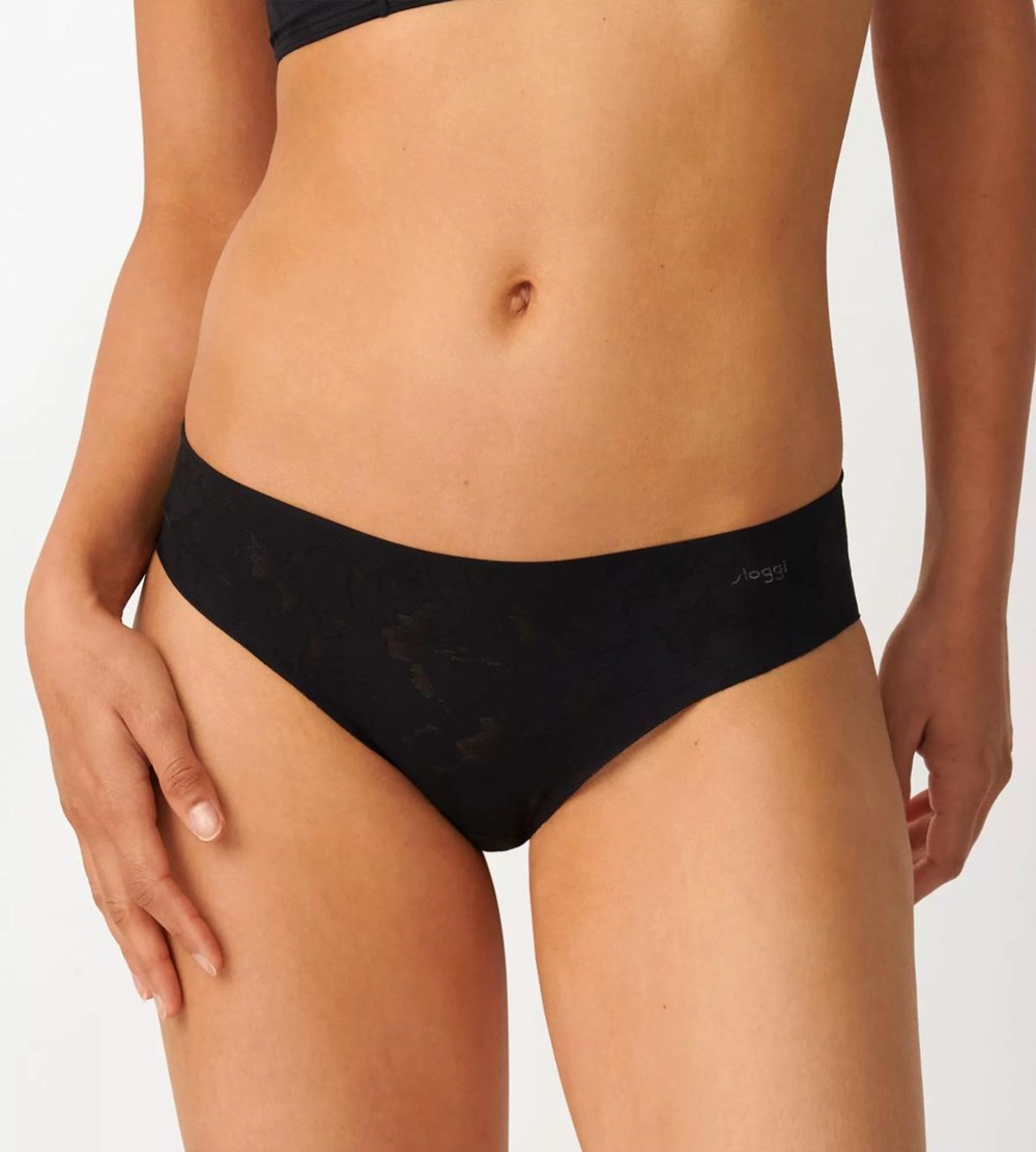 Sloggi Zero Lace Hipster Black | 80596-PDBX