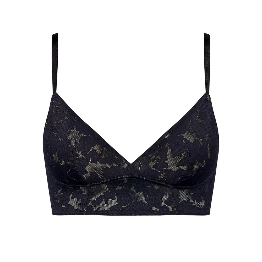 Sloggi Zero Lace Non-wired Bra Black | 74368-VAKN