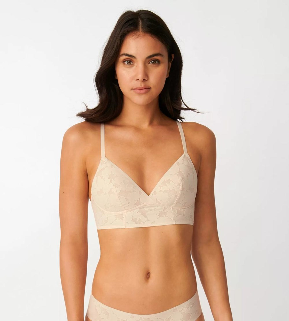 Sloggi Zero Lace Non-wired Bra Fresh powder | 02613-CTSX