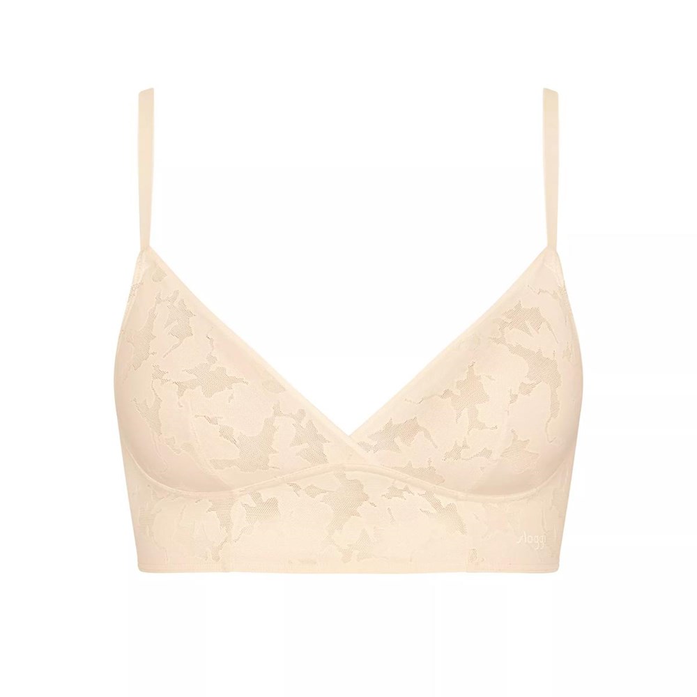 Sloggi Zero Lace Non-wired Bra Fresh powder | 02613-CTSX