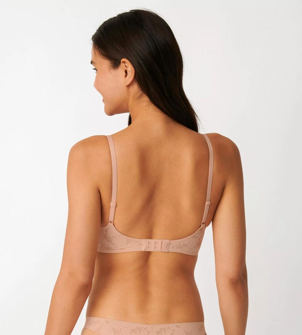 Sloggi Zero Lace Non-wired Bra Light Brown | 36518-JPKO