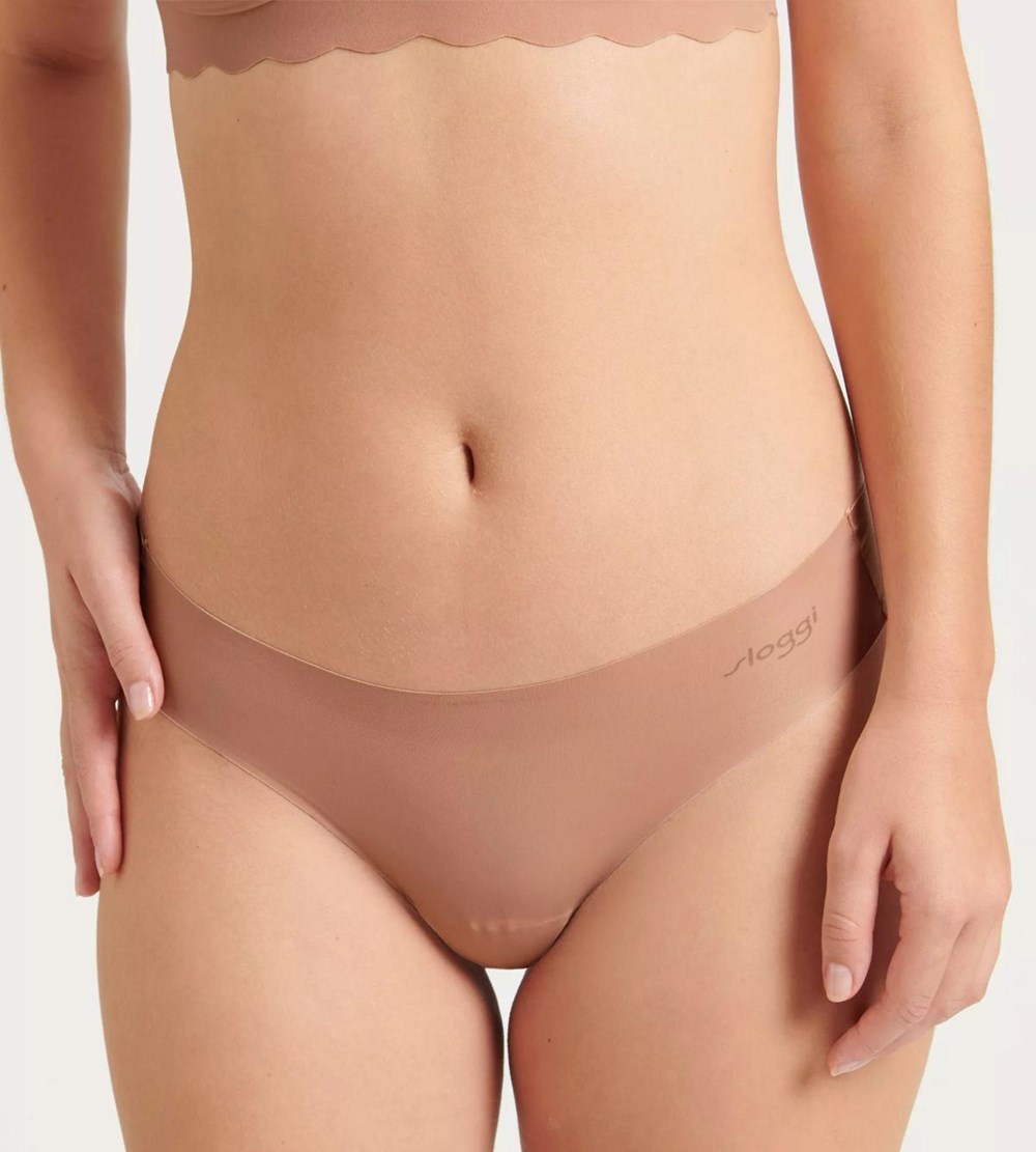 Sloggi Zero Microfibre String Brief Cameo brown | 15974-TCLZ