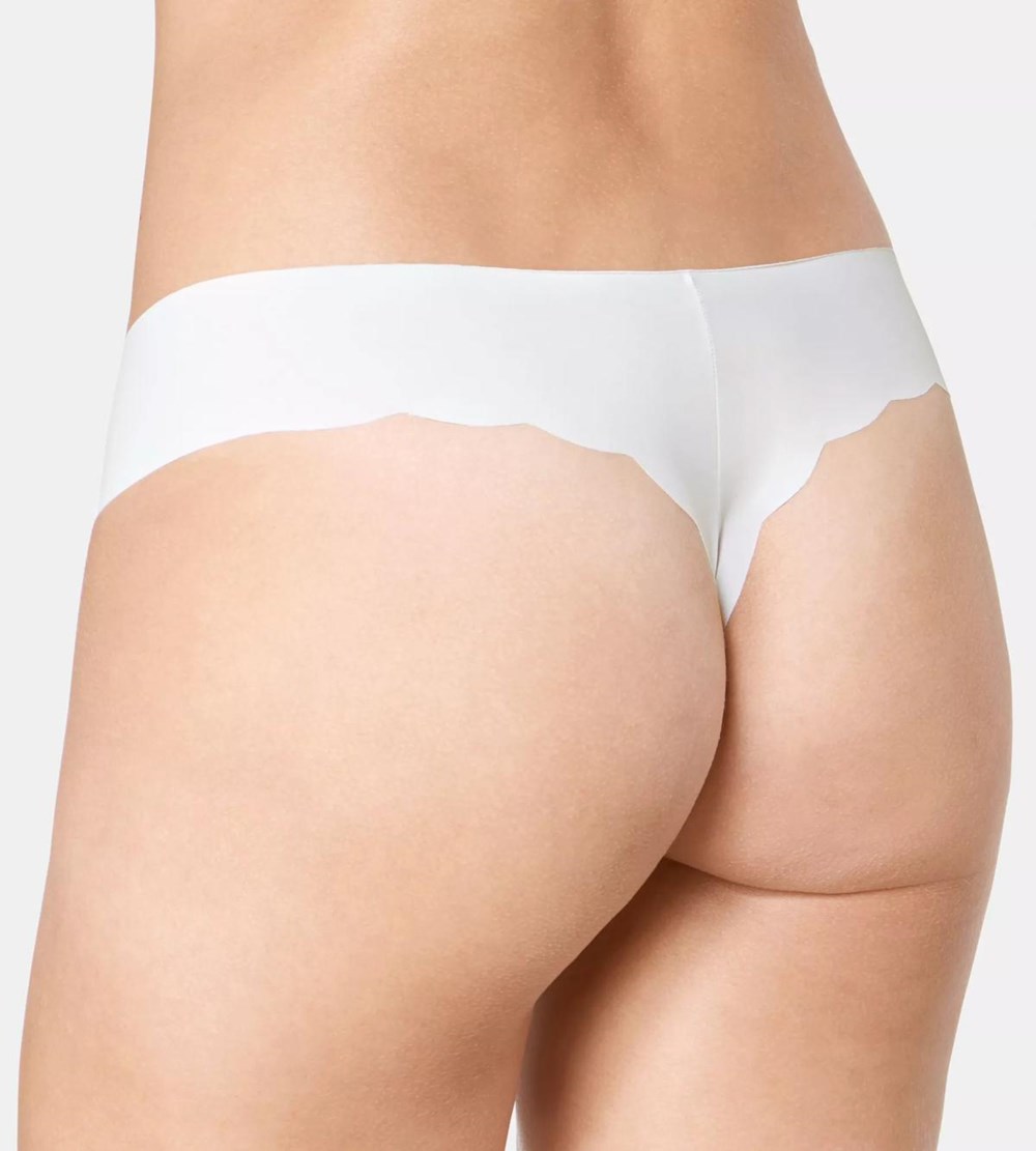 Sloggi Zero Microfibre String Brief Silk White | 87250-JCXS