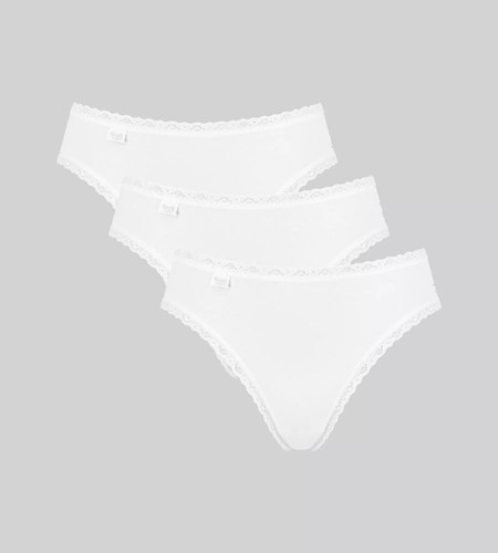 Sloggi 24/7 Cotton Lace Tai Brief White | 47905-CYSR