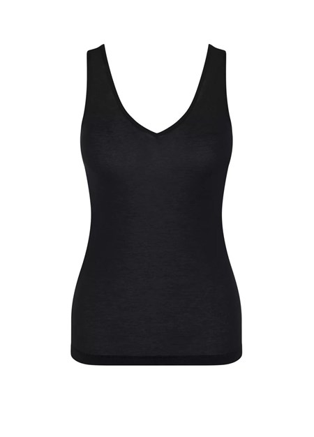 Sloggi Ever Cosy Muscular Tank Top Black | 09657-CAEK