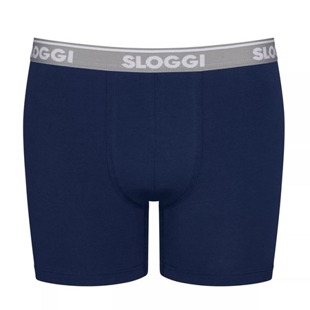 Sloggi Go Abc Shorts Blue Black | 95126-GZKE