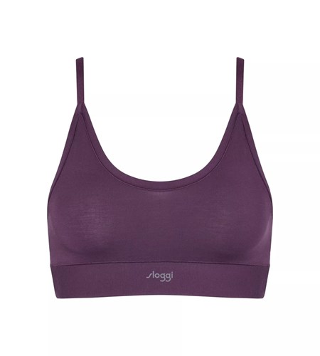 Sloggi Go Allround Lace Bralette Plum | 40283-NSCF