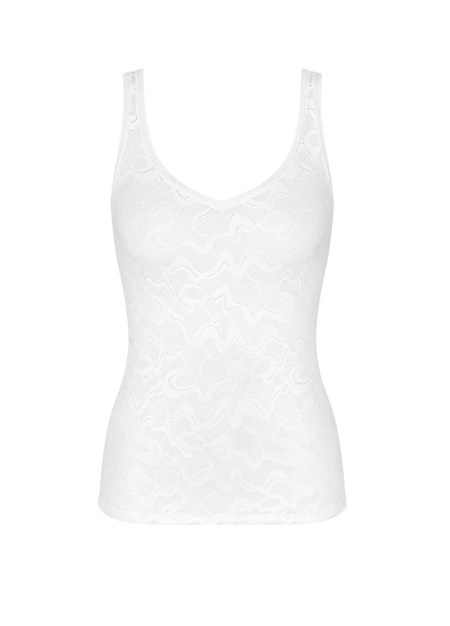 Sloggi Go Allround Lace Top With Spaghetti Straps White | 98451-BQKP