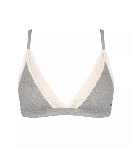 Sloggi Go Ribbed Bralette Medium Grey Melange | 26154-KLFO