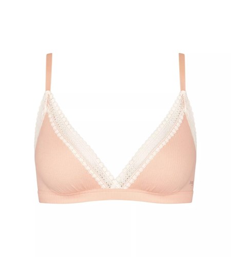 Sloggi Go Ribbed Bralette Powder orange | 41956-AIXY