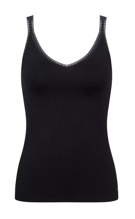 Sloggi Go Top With Spaghetti Straps Black | 56471-REKU