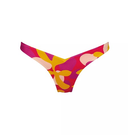 Sloggi Shore Flower Horn Bikini Brazilian Brief Pink-Dark Combination | 72694-JXYM