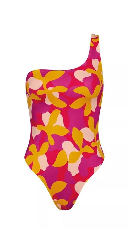 Sloggi Shore Flower Horn Swimsuit Pink-Dark Combination | 12983-RJDE