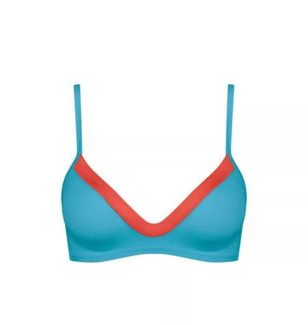 Sloggi Shore Kosrae Bikini Top Padded Orange - Light Combination | 17294-MKPF