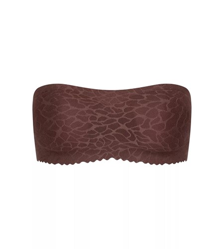 Sloggi Zero Feel Lace Bandeau Ebony brown | 53790-PKFC