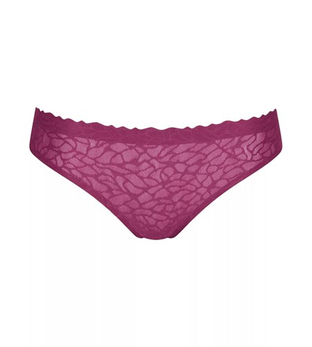 Sloggi Zero Feel Lace Brazil Panty Wine | 36045-LIRJ