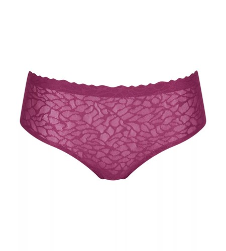 Sloggi Zero Feel Lace High Waist Wine | 16047-SZGW