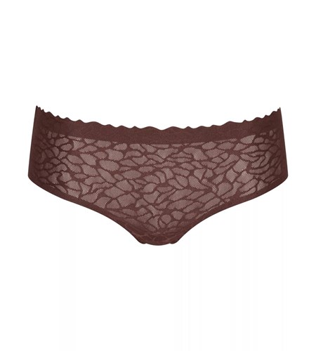 Sloggi Zero Feel Lace Hipster Ebony brown | 26379-UZGQ